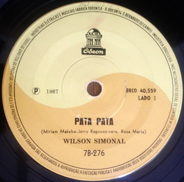 Wilson Simonal : Pata Pata  (7", Single)