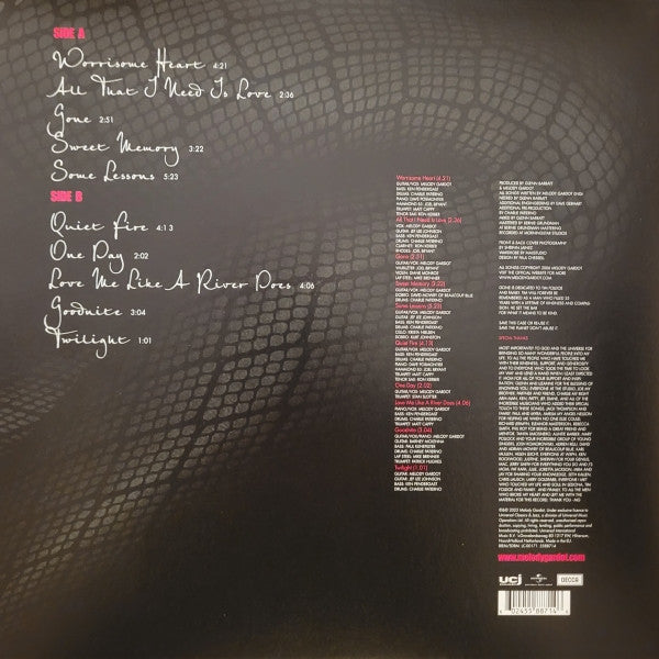 Melody Gardot : Worrisome Heart (LP, Album, Ltd, RE, Pin)