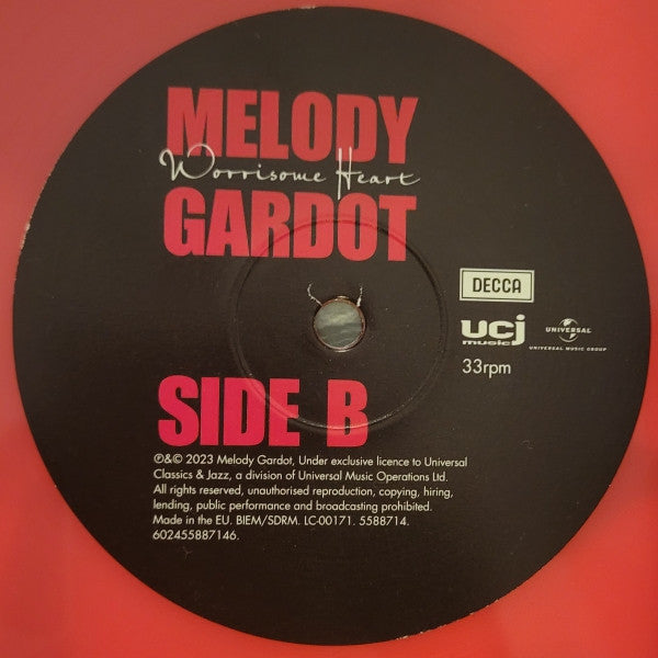 Melody Gardot : Worrisome Heart (LP, Album, Ltd, RE, Pin)