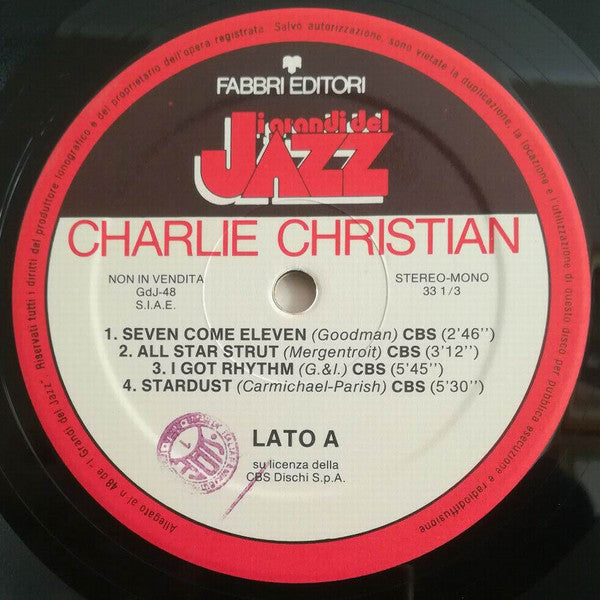 Charlie Christian : Charlie Christian (LP, Comp, Mono)