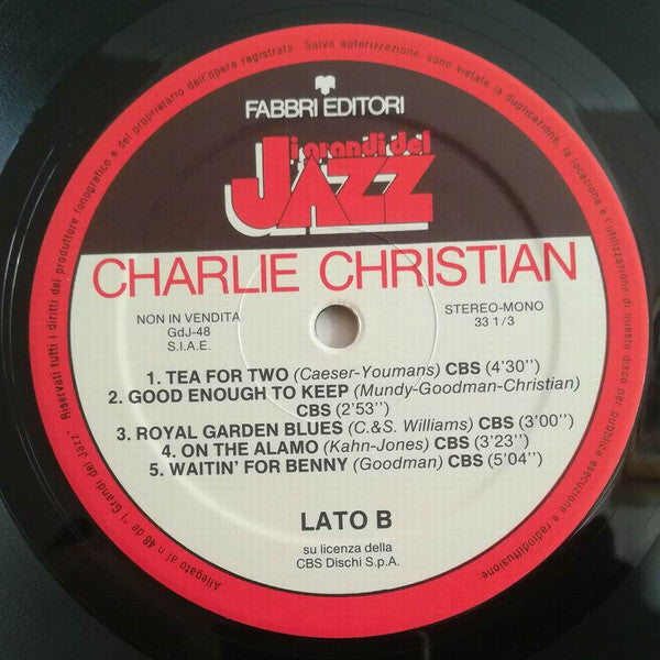 Charlie Christian : Charlie Christian (LP, Comp, Mono)