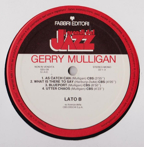 Gerry Mulligan : Gerry Mulligan (LP, Comp)