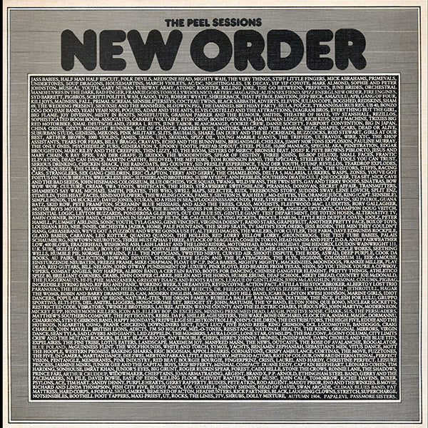 New Order : The Peel Sessions (12", EP, P.R)
