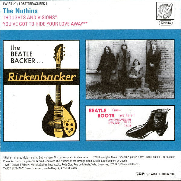 The Nuthins : Thoughts And Visions (7", Single)