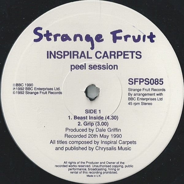 Inspiral Carpets : Peel Session (10")
