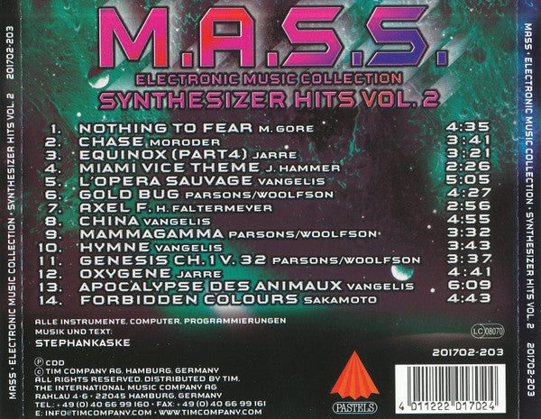 M.A.S.S. : Synthesizer Hits Vol. 2 (CD, Comp)