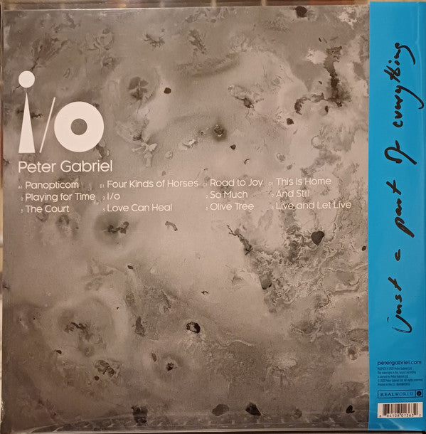 Peter Gabriel : I/O (Dark-Side Mixes) (2xLP, Album, Gat)