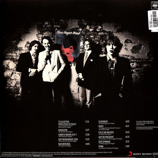 Nina Hagen Band : Nina Hagen Band (LP, Album, Ltd, RE, Ink)