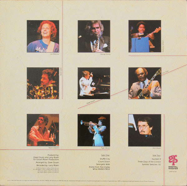 Dave Grusin And The N.Y./L.A. Dream Band* : Dave Grusin And The NY-LA Dream Band (LP, Album, DMM)