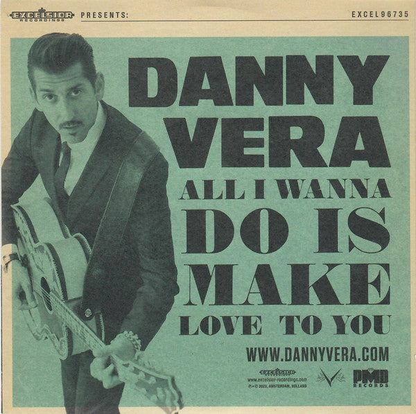 Danny Vera : All I Wanna Do Is Make Love To You / Make It A Memory (7", Single, Ltd, Num, Gol)