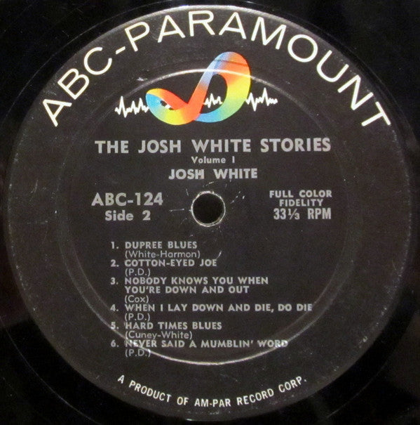 Josh White : The Josh White Stories - Vol. 1 (LP, Album, Mono, Lam)