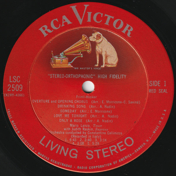 Mario Lanza : The Vagabond King (LP, Album)