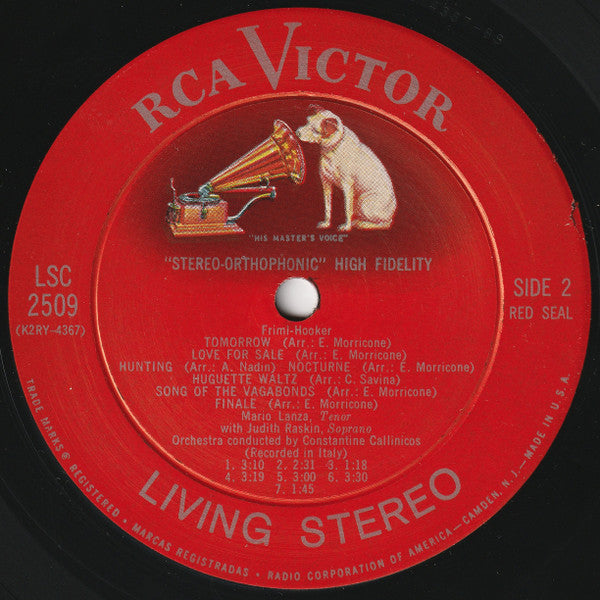 Mario Lanza : The Vagabond King (LP, Album)