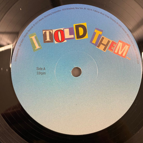 Burna Boy : I Told Them... (LP, Album, Ltd)