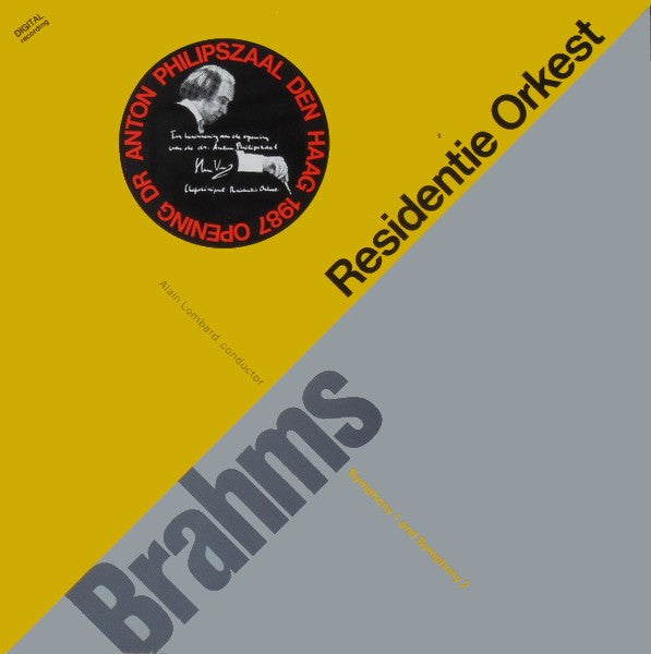 Johannes Brahms, Residentie Orkest : Symphony 1 And Symphony 2 (2xLP)