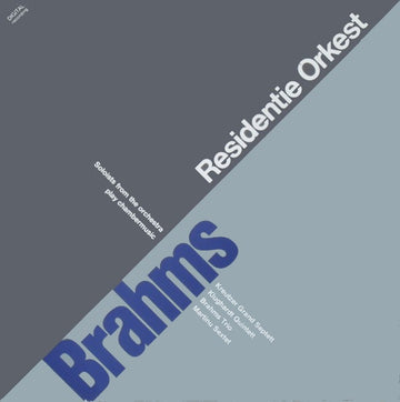 Johannes Brahms, Residentie Orkest : Soloists From The Orchestra Play Chambermusic (2xLP)