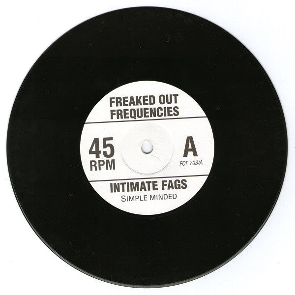 Intimate Fags : Simple Minded (7", Single)