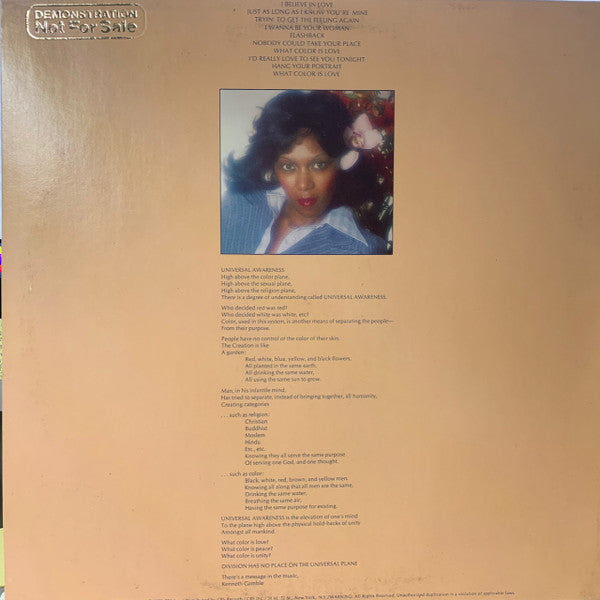 Dee Dee Sharp Gamble : What Color Is Love (LP, Album, Promo, San)