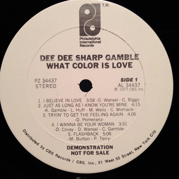 Dee Dee Sharp Gamble : What Color Is Love (LP, Album, Promo, San)