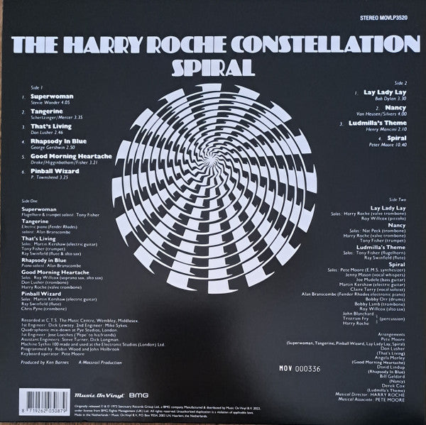 The Harry Roche Constellation : Spiral (LP, Album, Ltd, RE, Whi)