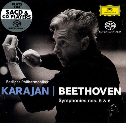 Ludwig van Beethoven, Berliner Philharmoniker, Herbert von Karajan : Symphonies Nos. 5 & 6 (SACD, Hybrid, Comp)