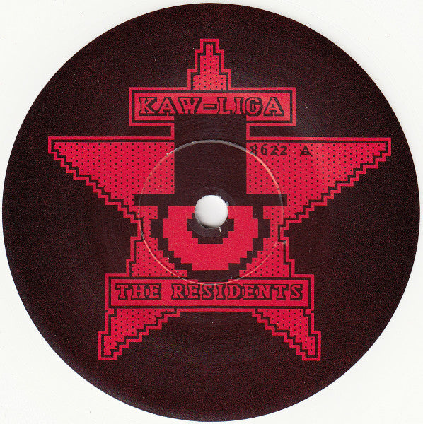 The Residents : Kaw-Liga (7", Single, Ltd, RE, Whi)