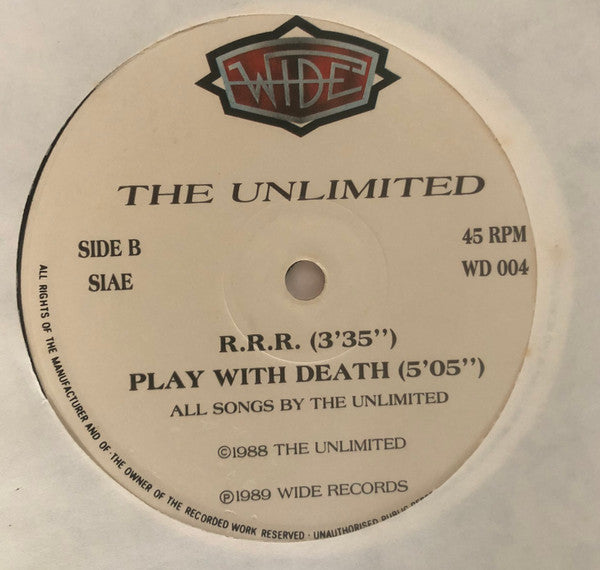 The Unlimited (2) : The Unlimited (12", EP)