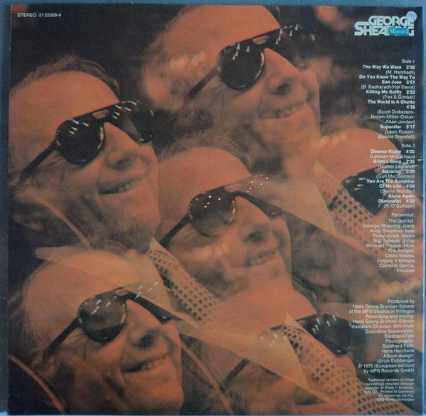 George Shearing : The Way We Are (LP, Album, Gat)