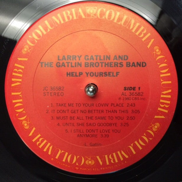 Larry Gatlin & The Gatlin Brothers : Help Yourself (LP, Album, San)