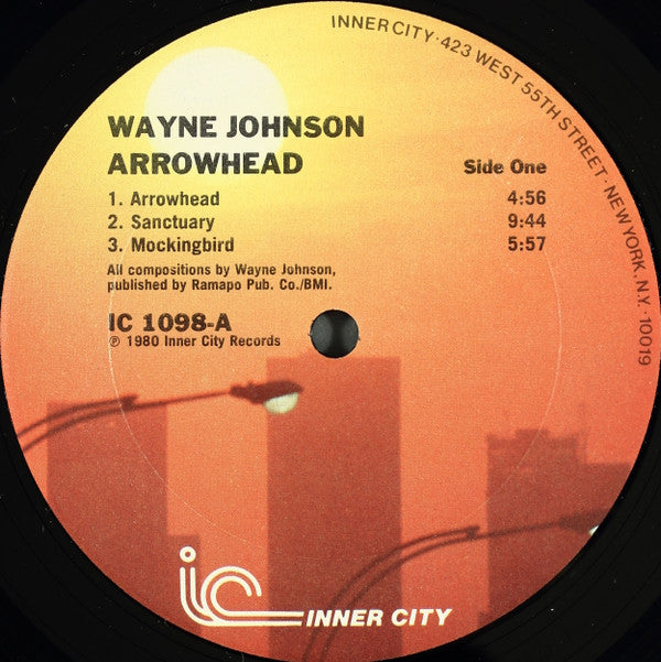 Wayne Johnson Trio : Arrowhead (LP, Album)