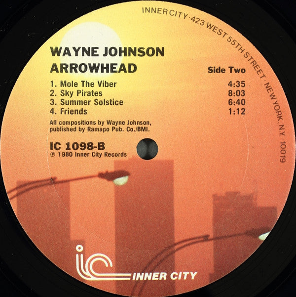 Wayne Johnson Trio : Arrowhead (LP, Album)