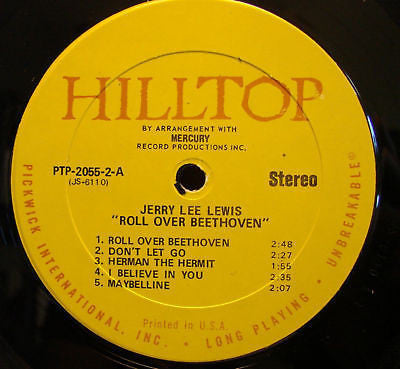 Jerry Lee Lewis : Breathless (Roll Over Beethoven / High Heel Sneakers) (2xLP, Comp, RE)