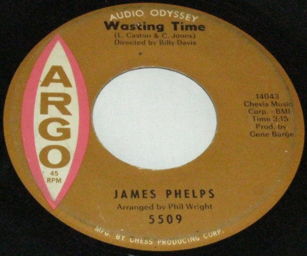 James Phelps : Wasting Time (7")
