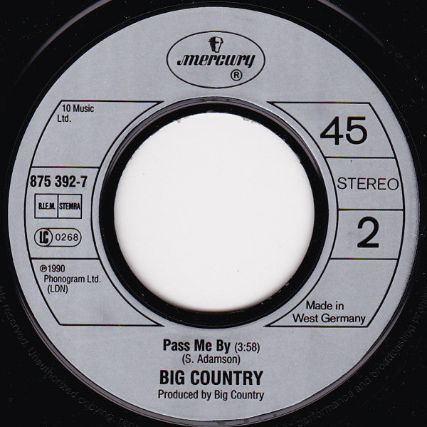 Big Country : Save Me (7", Single, sil)