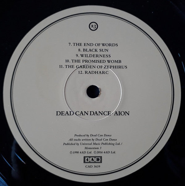 Dead Can Dance : Aion (LP, Album, RE)