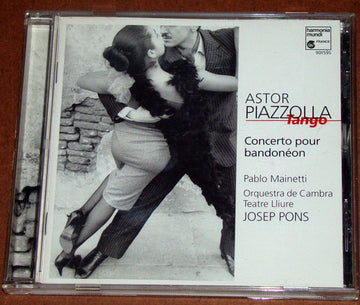 Astor Piazzolla, Pablo Mainetti, Orquestra De Cambra Teatre Lliure, Josep Pons : Tango / Concerto Pour Bandonéon (CD, Album)