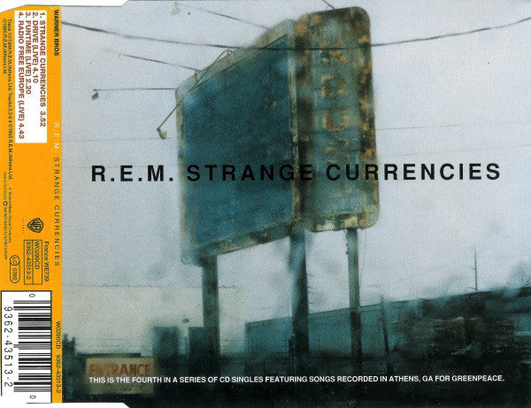 R.E.M. : Strange Currencies (CD, Single)