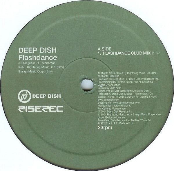 Deep Dish : Flashdance (12")