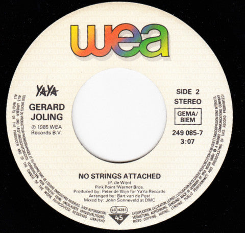 Gerard Joling : Love Is In Your Eyes (7", Single)