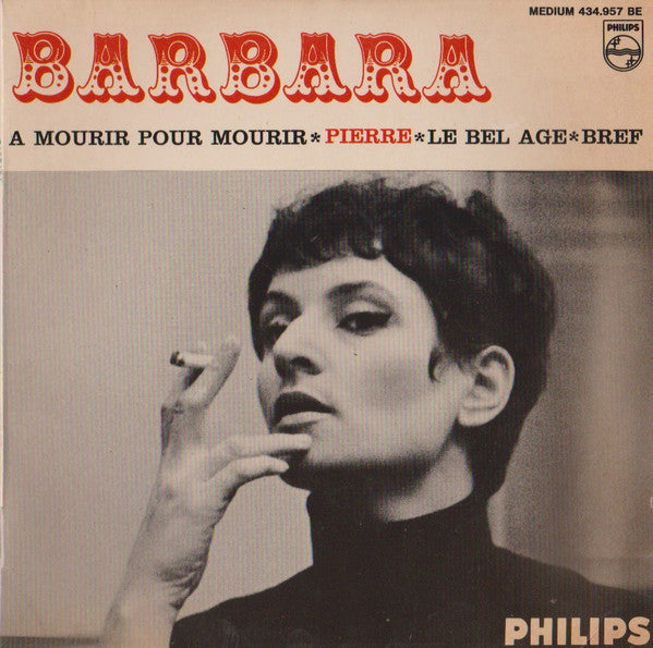 Barbara (5) : A Mourir Pour Mourir (7", EP, Mono)
