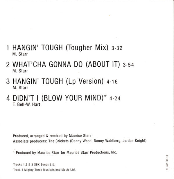 New Kids On The Block : Hangin' Tough (CD, Mini, Maxi)