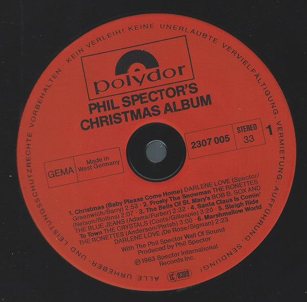 Phil Spector : Christmas Album (LP, Album, RE)