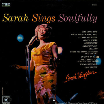 Sarah Vaughan : Sarah Sings Soulfully (LP, Album)