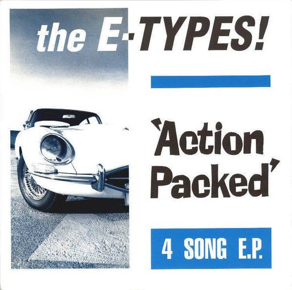 The E-Types! : Action Packed (7", EP, Red)