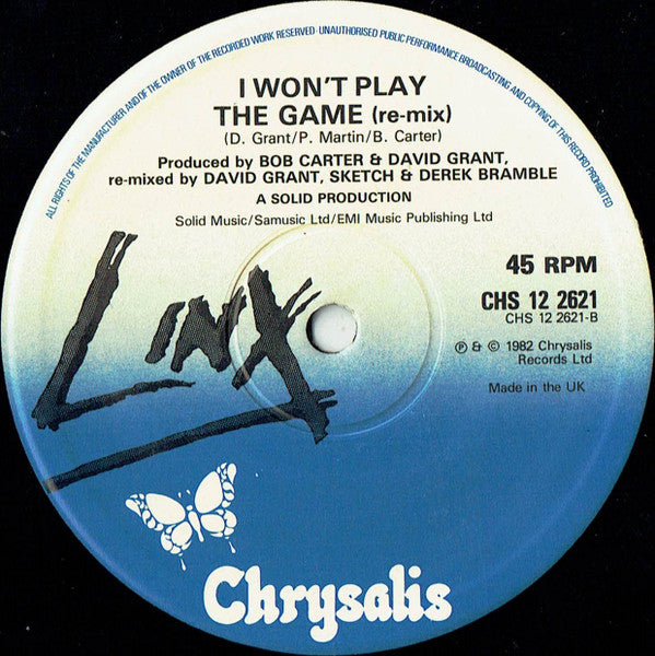 Linx : Plaything (Extended Version) (12", Single)
