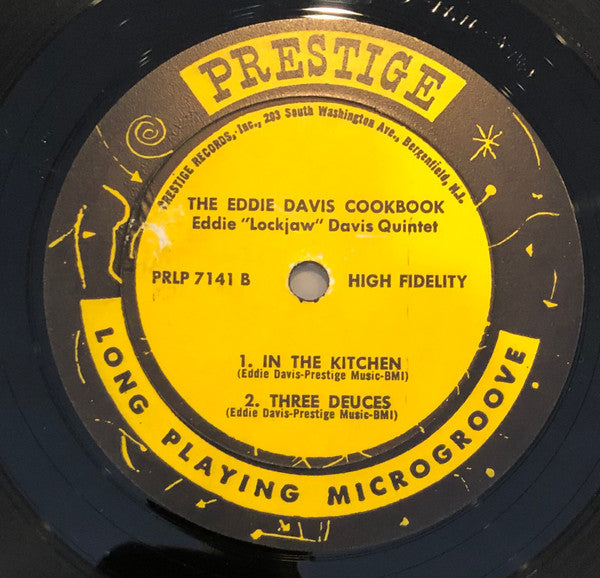 Eddie "Lockjaw" Davis With Shirley Scott, Jerome Richardson : The Eddie "Lockjaw" Davis Cookbook Vol. 1 (LP, Album, Mono, RE, RP)
