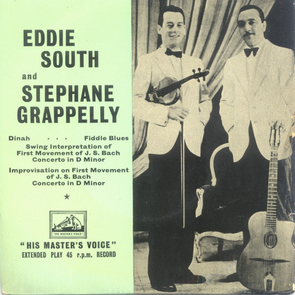 Eddie South And Stephane Grappelly* : Dinah (7", EP)