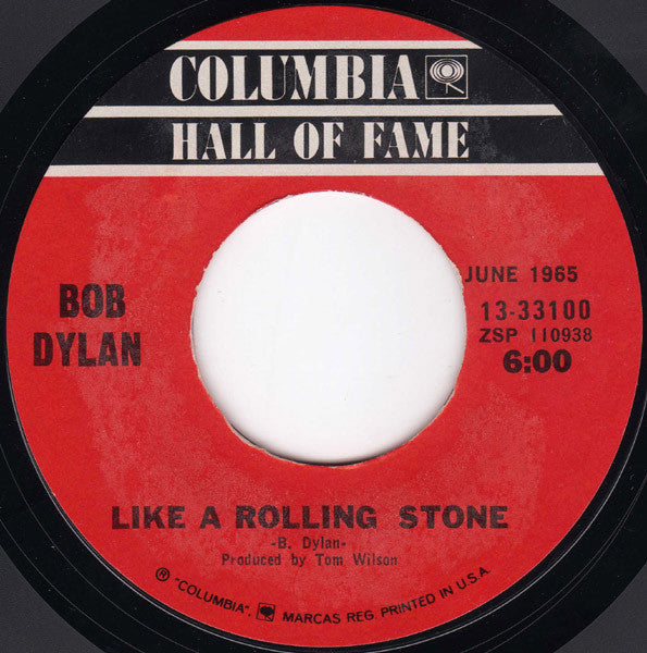 Bob Dylan : Like A Rolling Stone / Rainy Day Women #12 & 35 (7", RE)