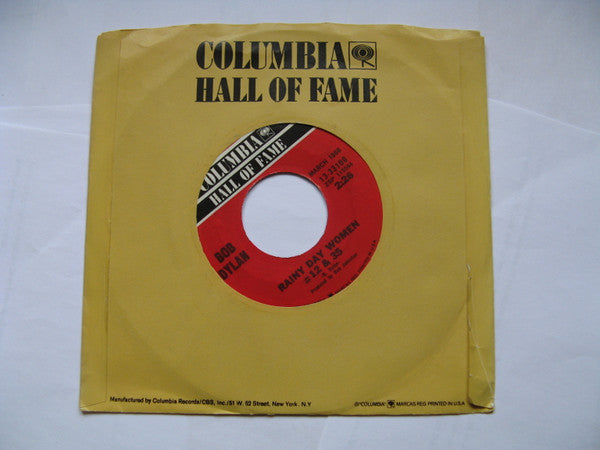 Bob Dylan : Like A Rolling Stone / Rainy Day Women #12 & 35 (7", RE)