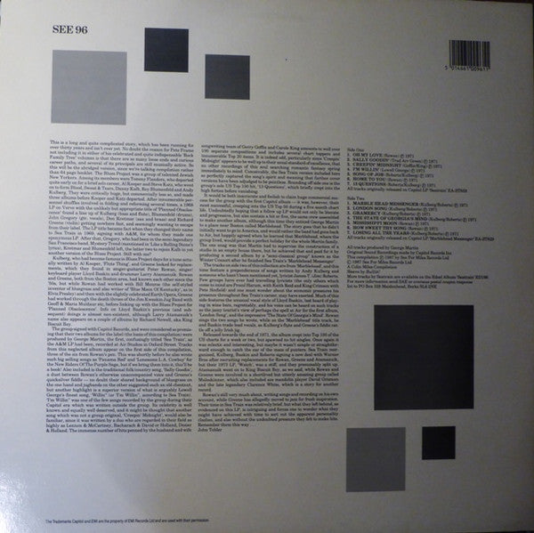 Seatrain : The Best Of Seatrain & Marblehead Messenger (LP, Comp)